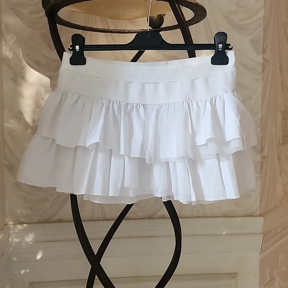 Stella McCartney white tennis skirt